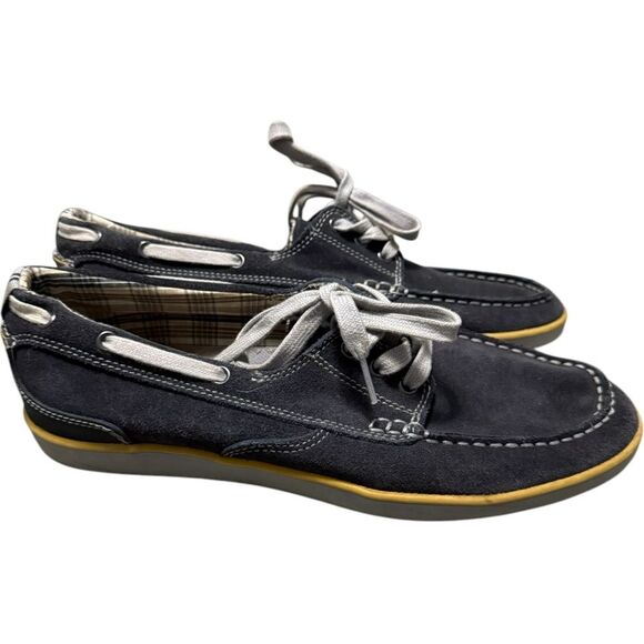 Clarks Other - Clarks Men's Sz 10.5 M Blue Leather Loafer Boat Shoes